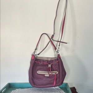 COACH Purple and Pink Women's Bag!